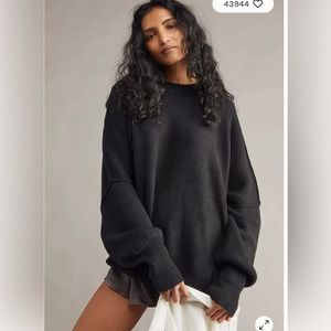 Free People Easy Street Tunic in black